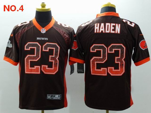 Men's Cleveland Browns #23 Joe Haden Jesey NO.4;